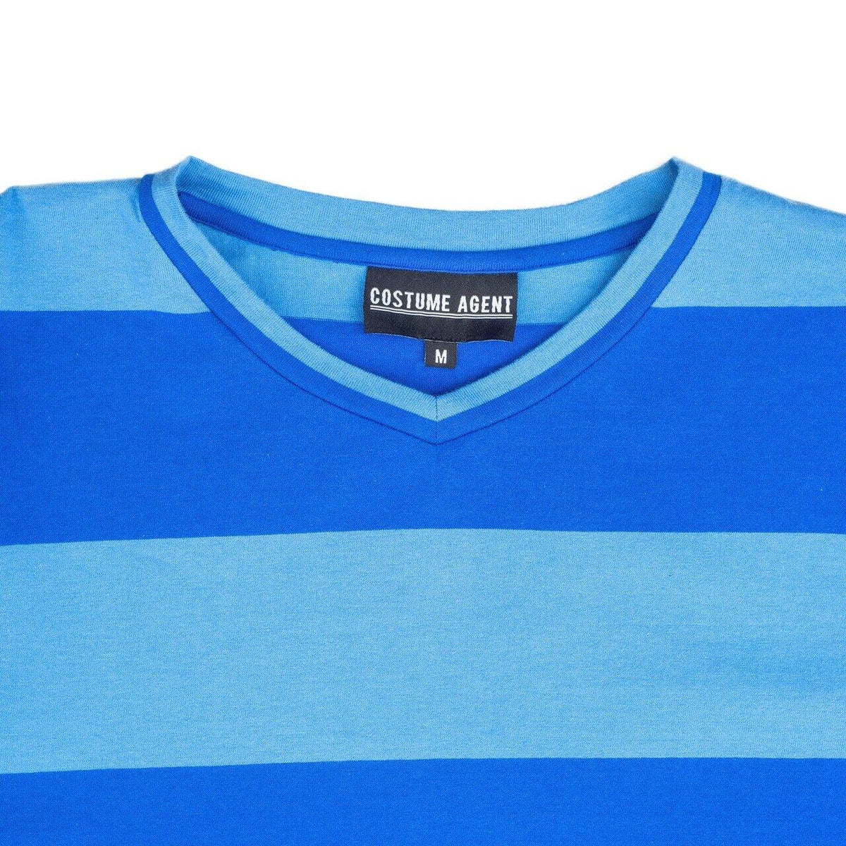 Blue and Detective Halloween Costume  Blue Striped Shirt