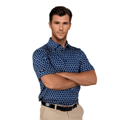 Blue Floral Men&
