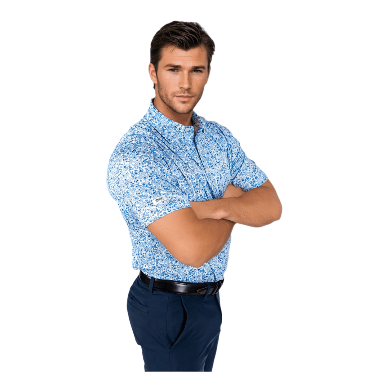 Blue Paisley Men&