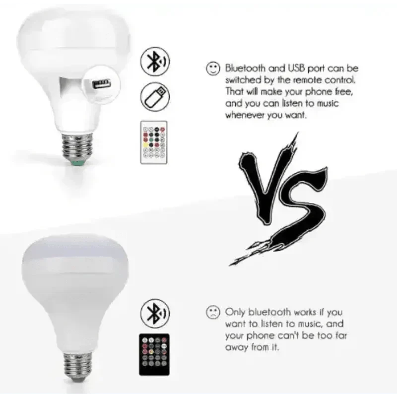 Bluetooth Music Bulb RGBW Smart Bulb Bluetooth smart bulb bluetooth light bulb