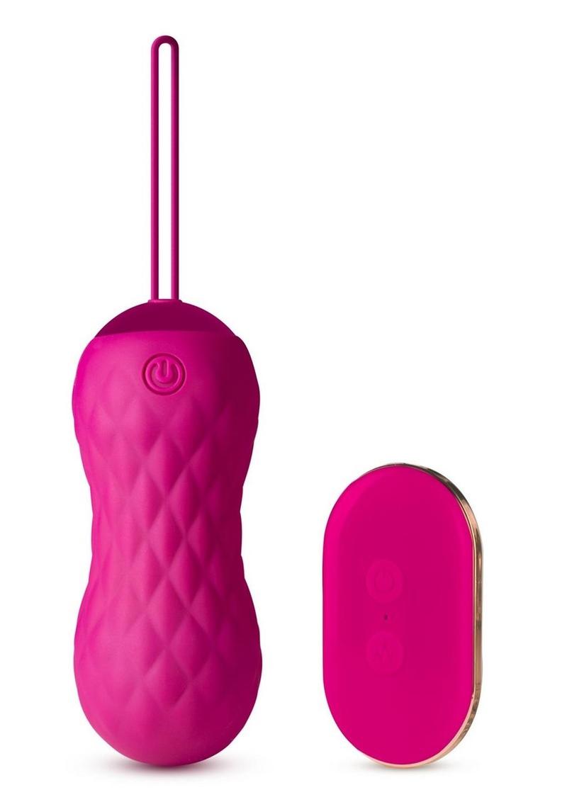 Blush Carina Gyrating Vibe With Egg Remote Control Vibrators