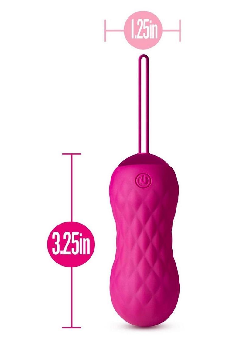Blush Carina Gyrating Vibe With Egg Remote Control Vibrators