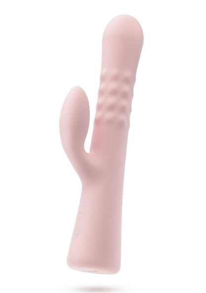 Blush Jaymie Rabbit Vibrator with Pulsating Shaft 10 Vibration Modes