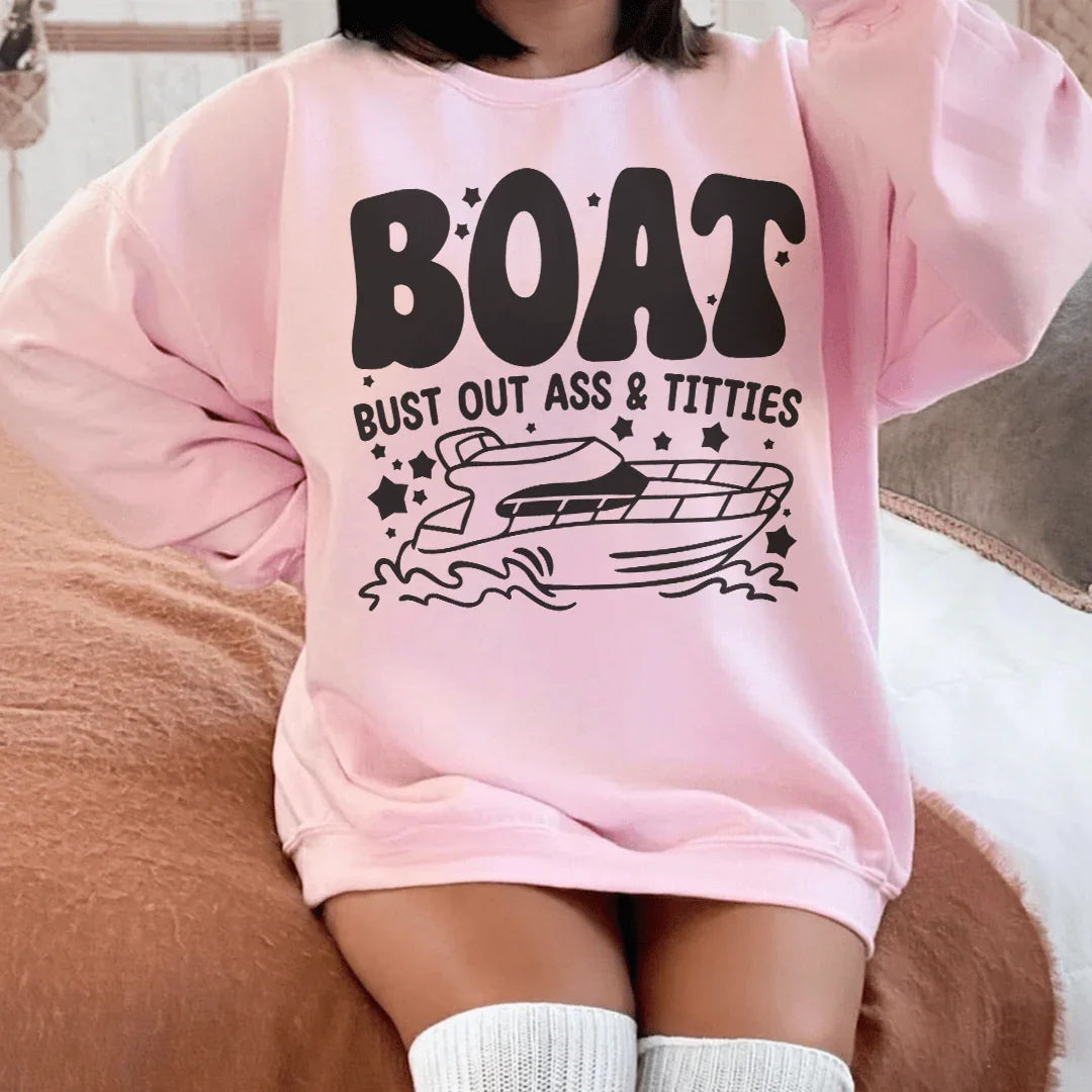 Boat Bust Out Ass Tee