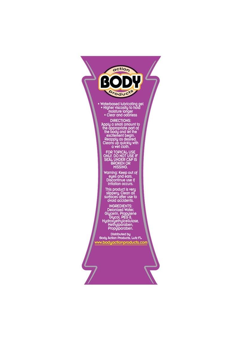 Body Action Supreme Gel Water Based Lubricant