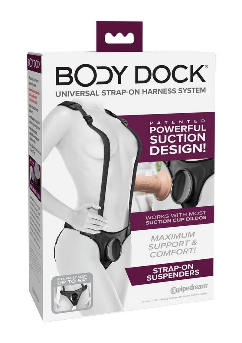 Body Dock Universal Strap-On Harness System Suction Design