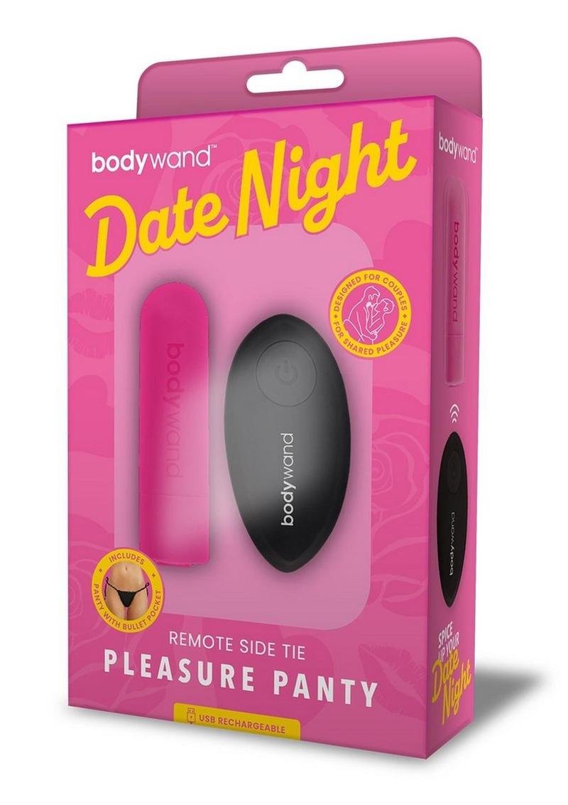 Bodywand Date Night Remote Side Tie Pleasure Panty Egg Vibrators
