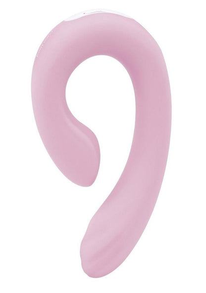 Bodywand Id Swirl Rechargeable Silicone Vibrator with Clitoral Stimulator