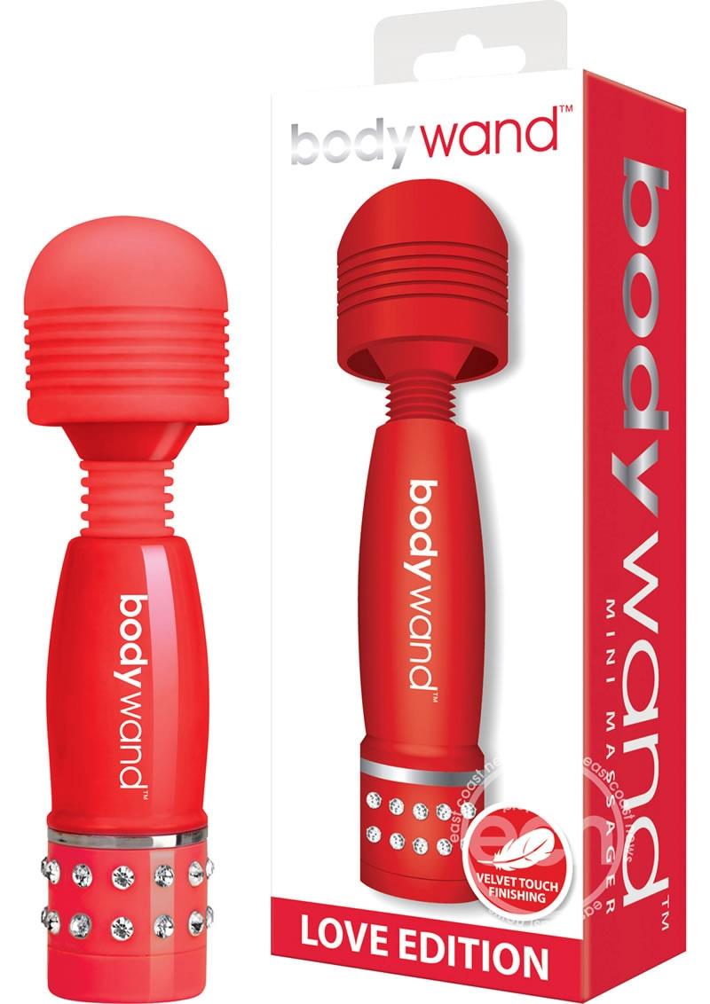 Bodywand Love Edition Mini Wand Massager Touch with Crystal Accents