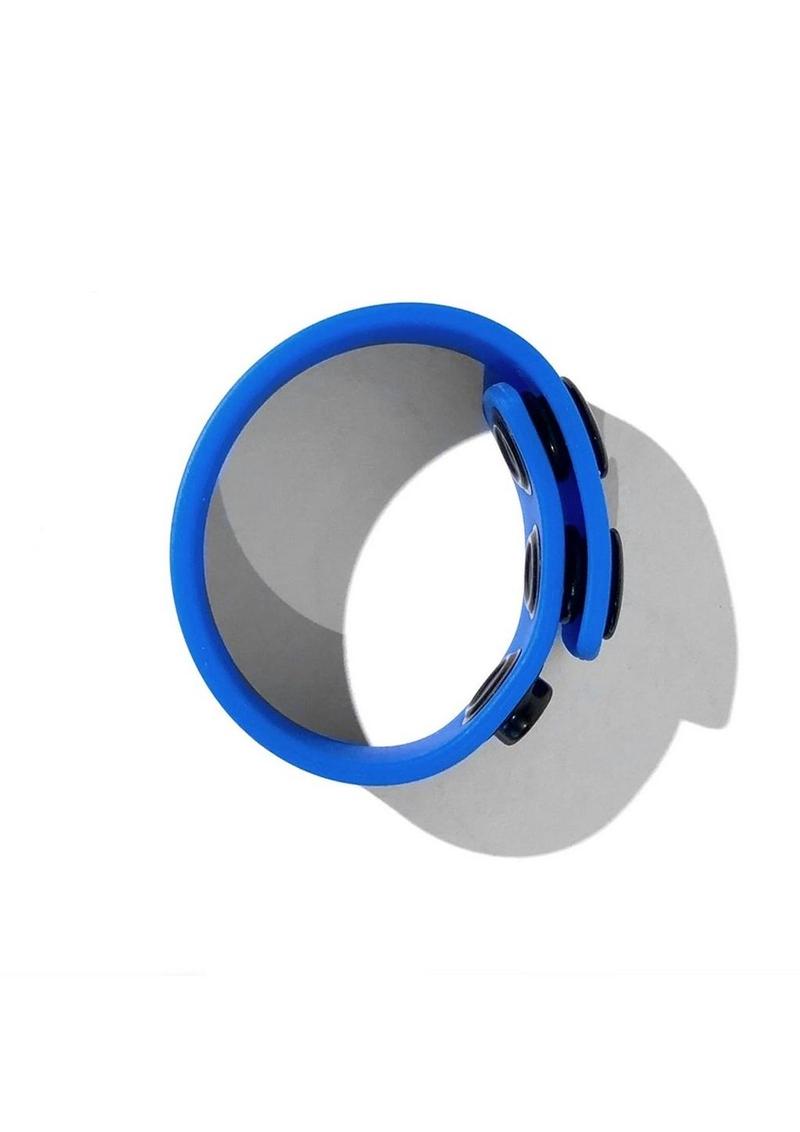 Boneyard Silicone Cock Strap 3-Snap Adjustable Ring