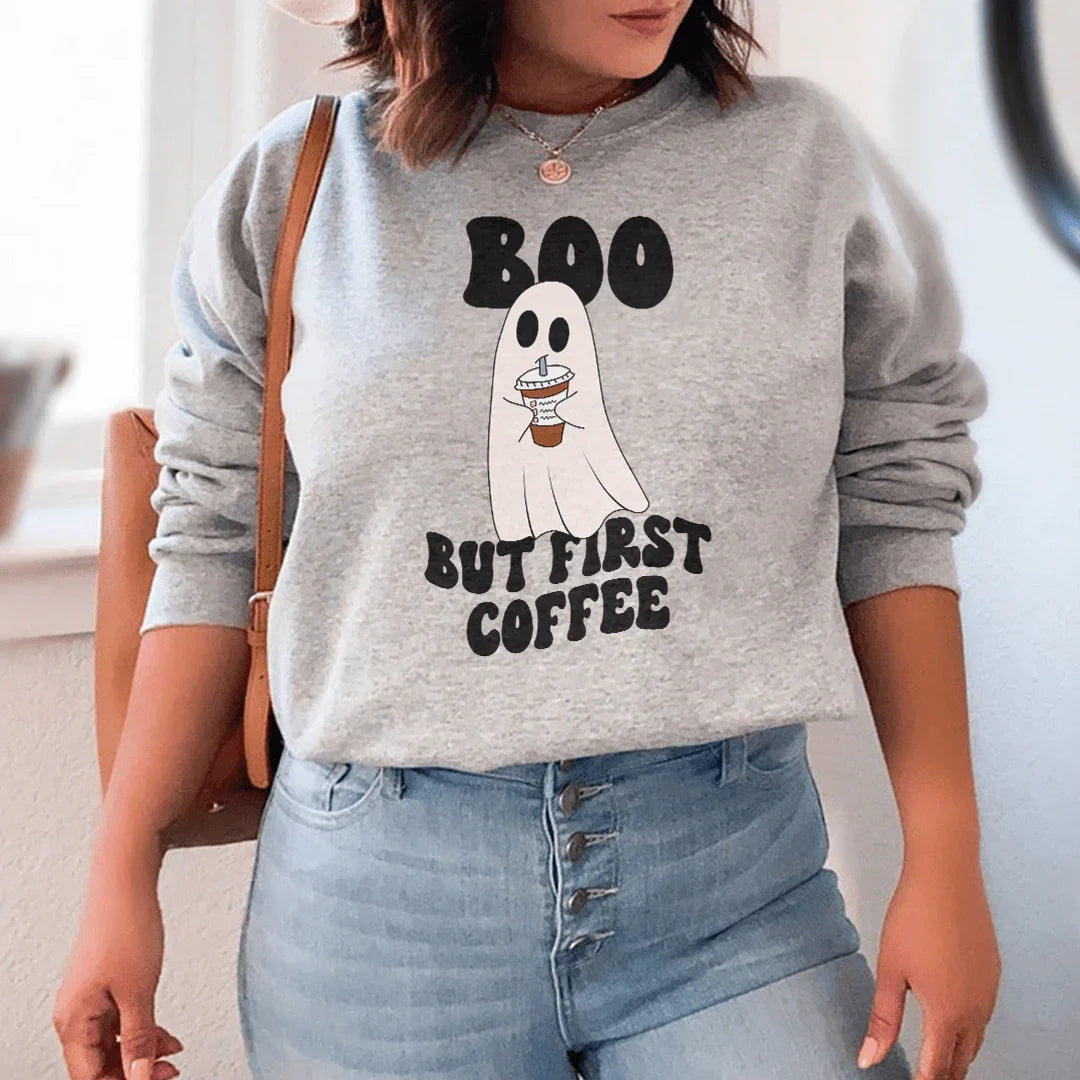 Boo But First Coffee Sweatshirt