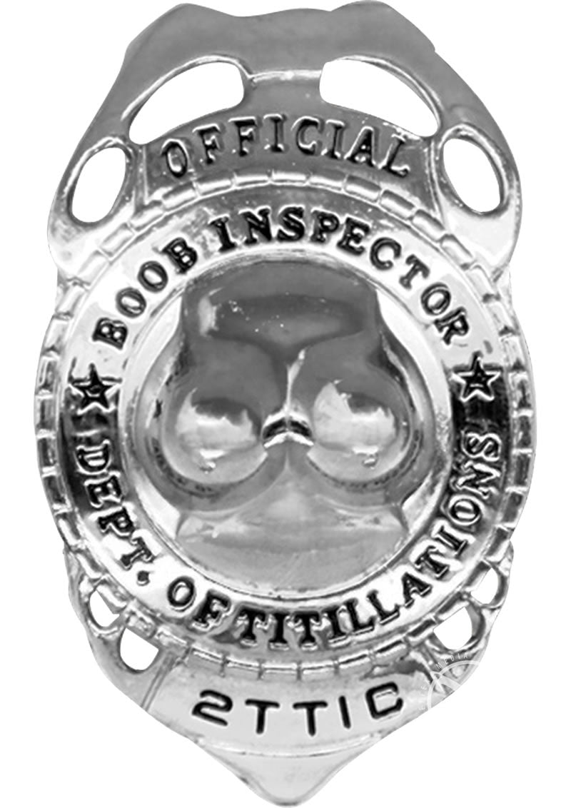 Boob Inspector Badge Official Fun Party Accessory for Laughs