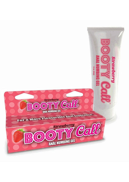 Strawberry Booty Call Anal Numbing Gel 1.5oz Tube