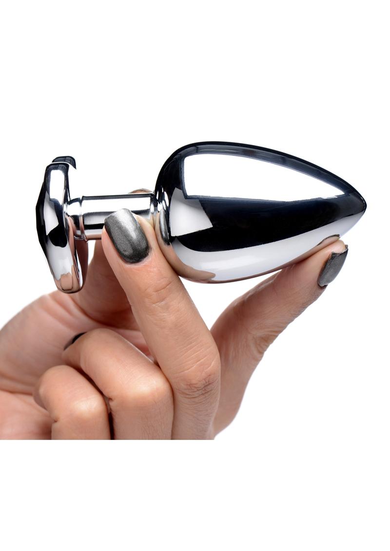 Booty Sparks Black Heart Gem Large Anal Plug