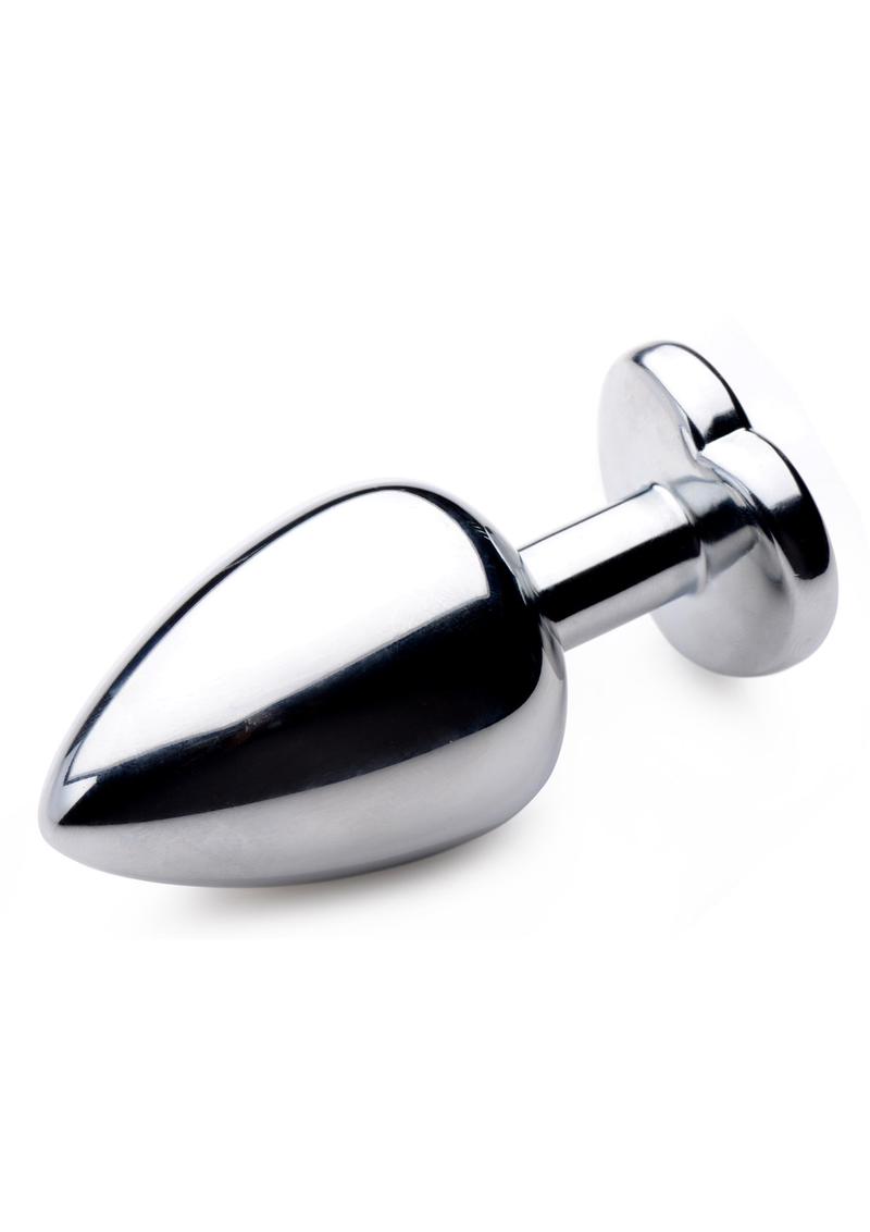 Booty Sparks Black Heart Gem Large Anal Plug