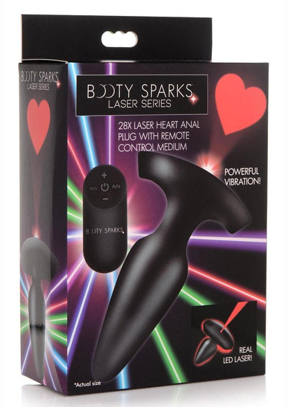 Booty Sparks Laser Heart Medium Anal Plug