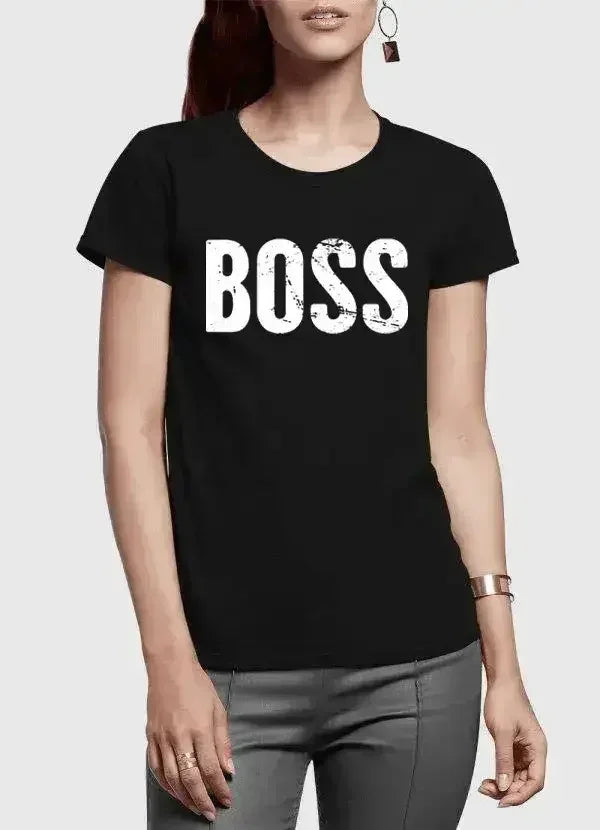 Boss Half Sleeves Women&