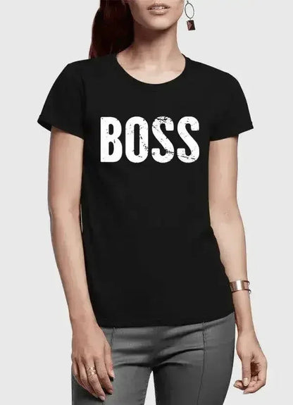 Boss Half Sleeves Women&
