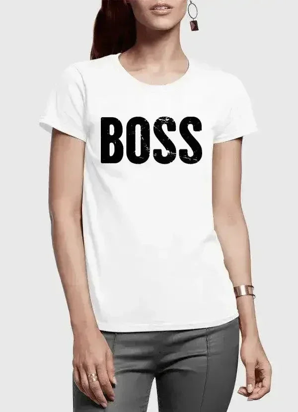 Boss Half Sleeves Women&