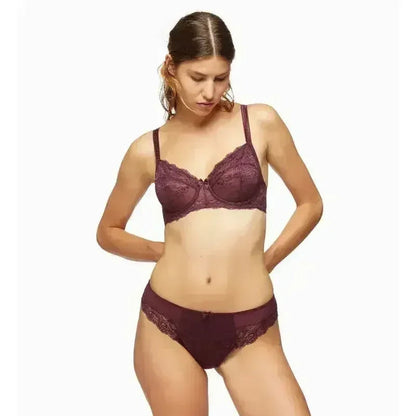 Blush Harlow Full Figure Lace Unlined Bra