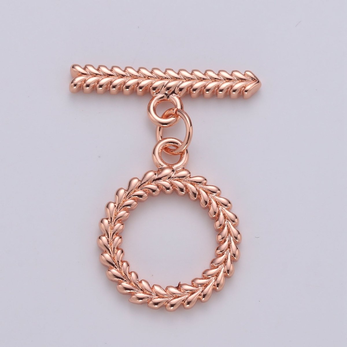 Braided Toggle Clasp Gold / Black / Rose Gold / Silver For DIY Jewelry Making Necklace Bracelet Anklet Supplies L-108~L-111