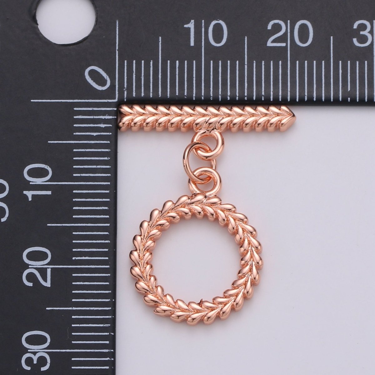 Braided Toggle Clasp Gold / Black / Rose Gold / Silver For DIY Jewelry Making Necklace Bracelet Anklet Supplies L-108~L-111