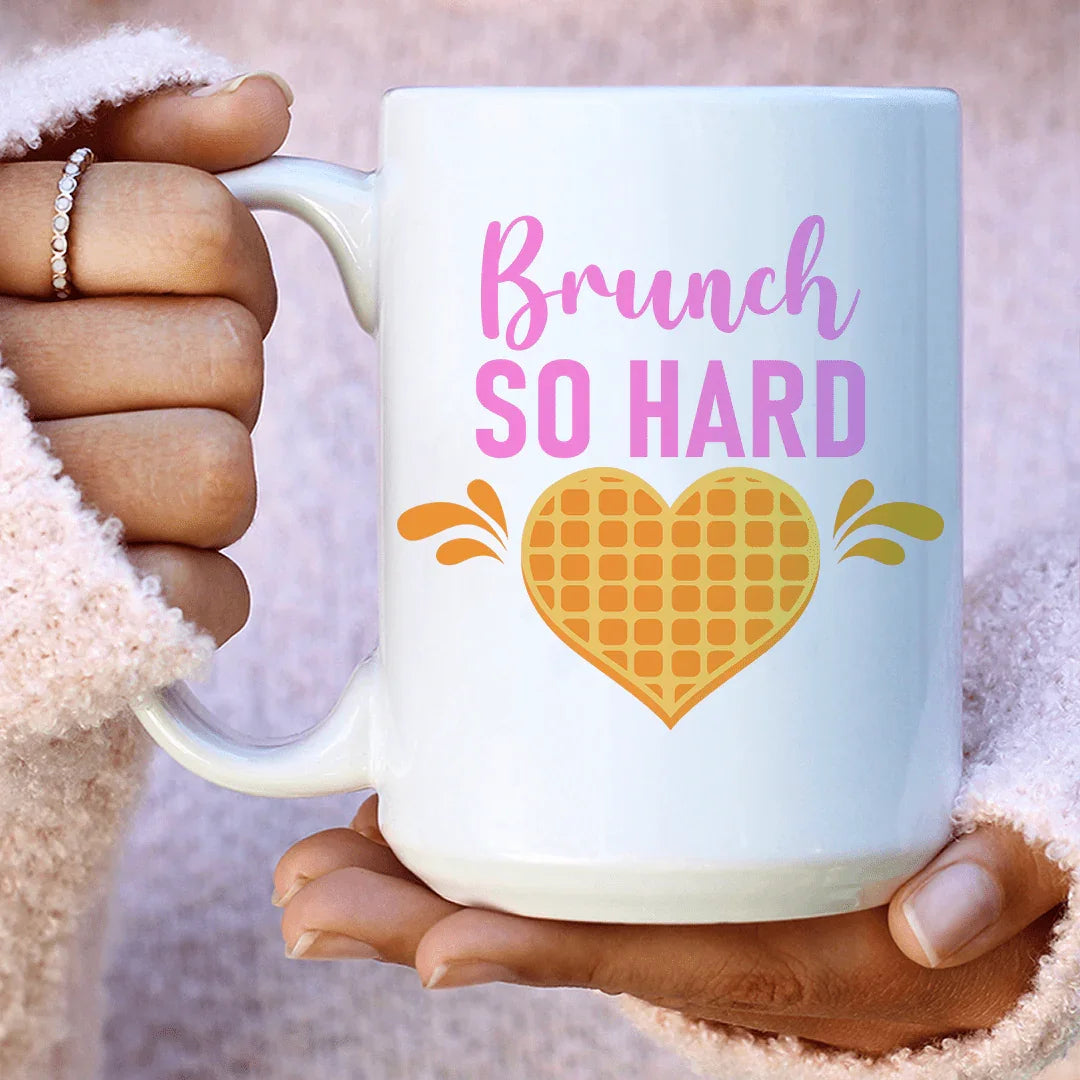 Brunch So Hard Ceramic Mug 15 oz