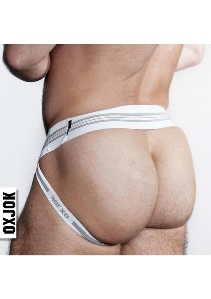 OXJOK Big Dick Bulge-Ring Jockstrap with Rubber Stretch