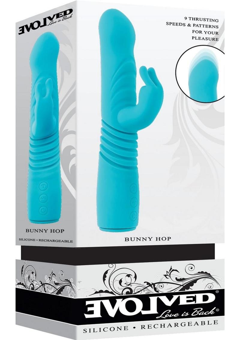 Bunny Hop Rechargeable Silicone Rabbit Vibrator