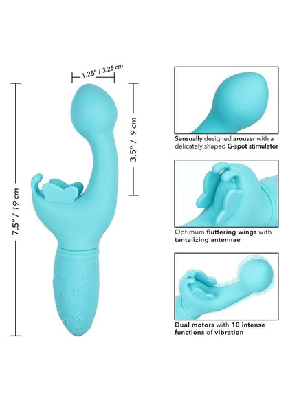CalExotics Rechargeable Butterfly Kiss Dual Vibrator