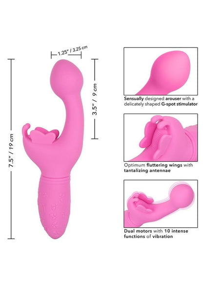 CalExotics Rechargeable Butterfly Kiss Dual Vibrator