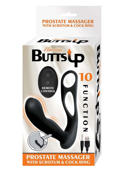 ButtsUp Prostate Massager With 10 Function Remote Control