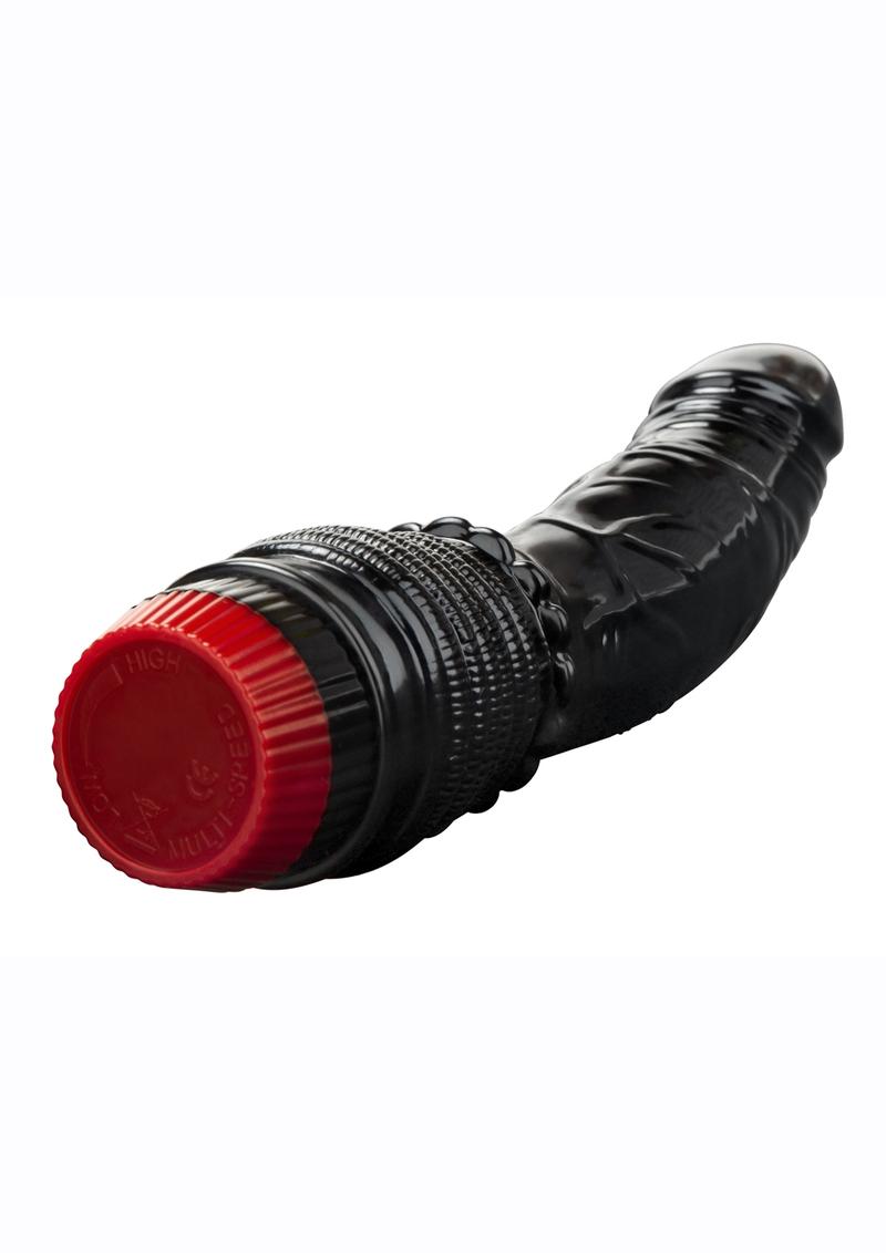 Blue Line Vibrating Anal Dildo With Multi-Speed Twist Control