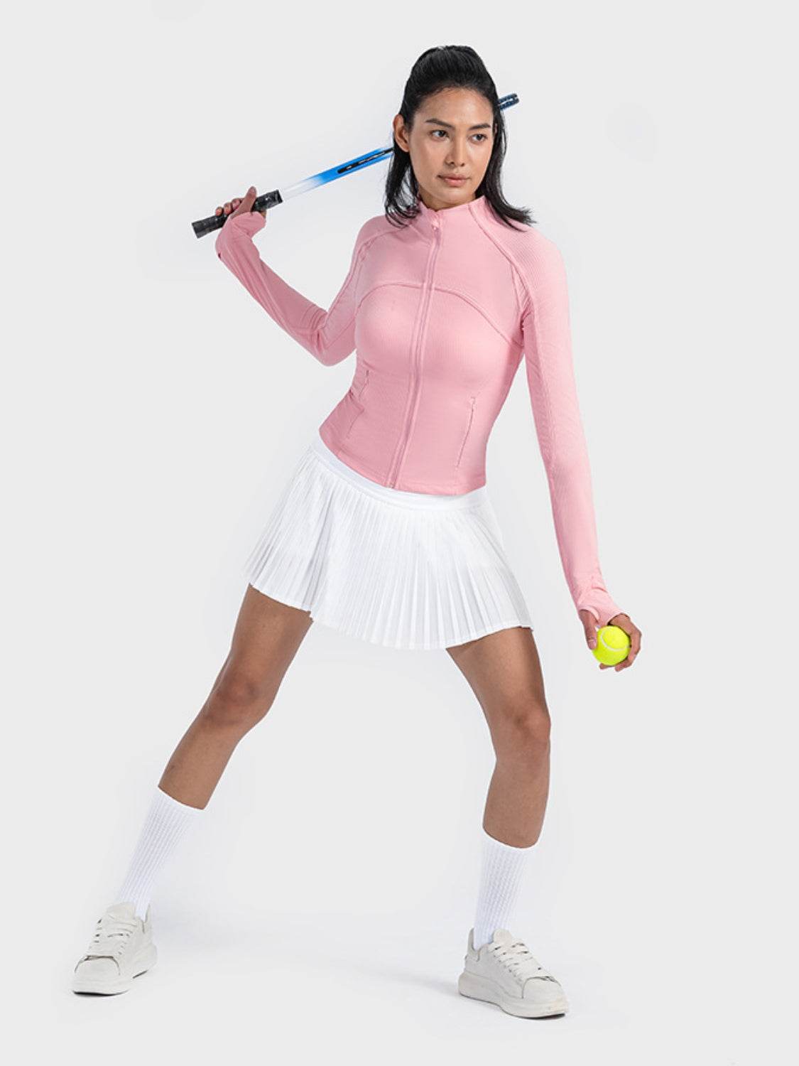 Millennia Zip-Up Long Sleeve Sports Jacket