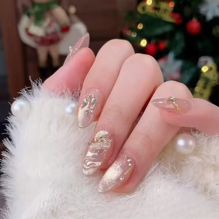 0955- Handmade press on nails fake nails removable