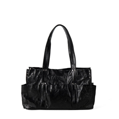 Stylish Metallic Hobo Tote Purse - Summer Design Large Capacity Multi-Compartment Shoulder Bag for Women