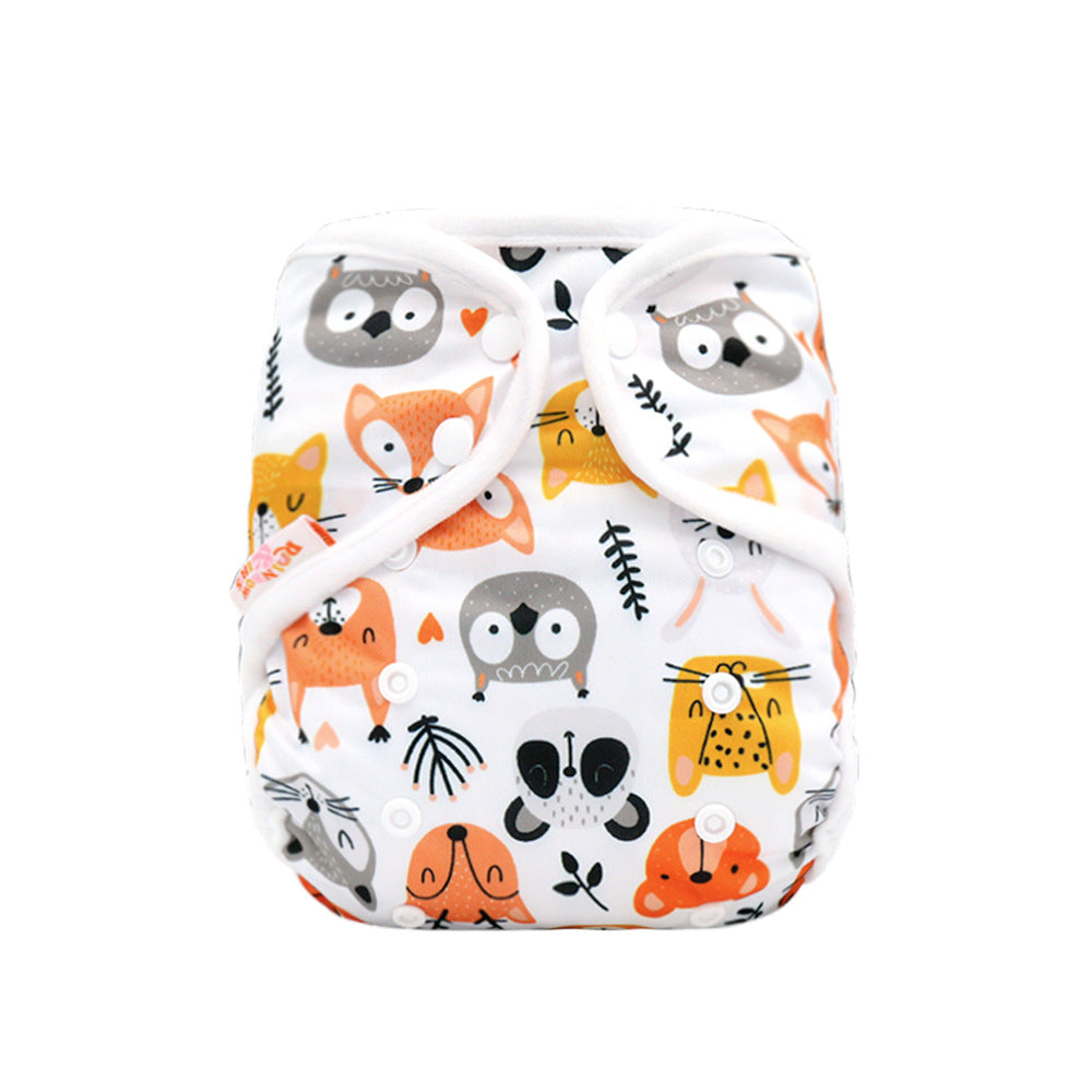 Rainbo&amp;Iris Cute Fashion Cloth Diaper Cover With Rainbow Print Baby Gift Accessory