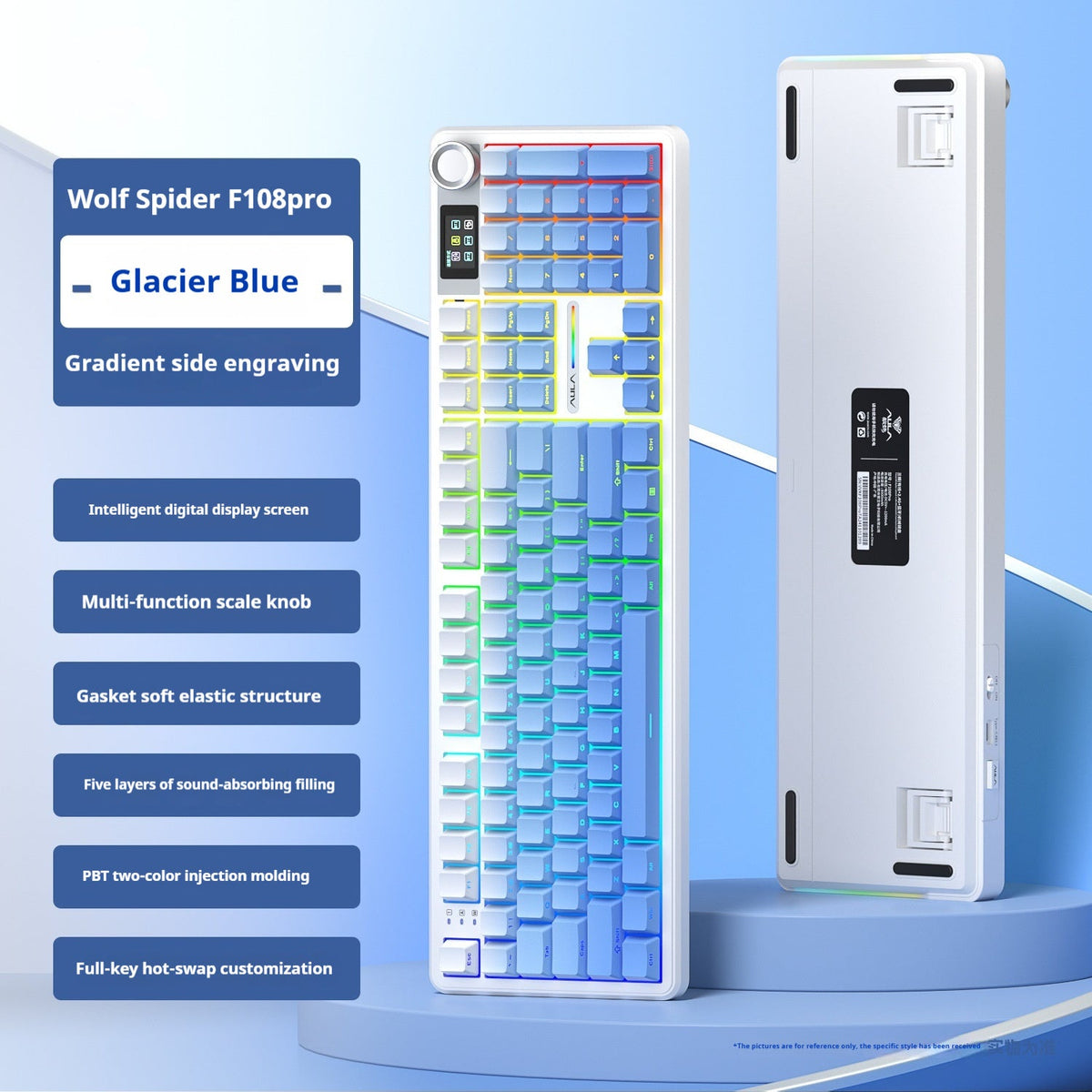 Tarantula F108pro Wireless Bluetooth Three-model Customized Mechanical Keyboard