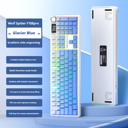 Tarantula F108pro Wireless Bluetooth Three-model Customized Mechanical Keyboard
