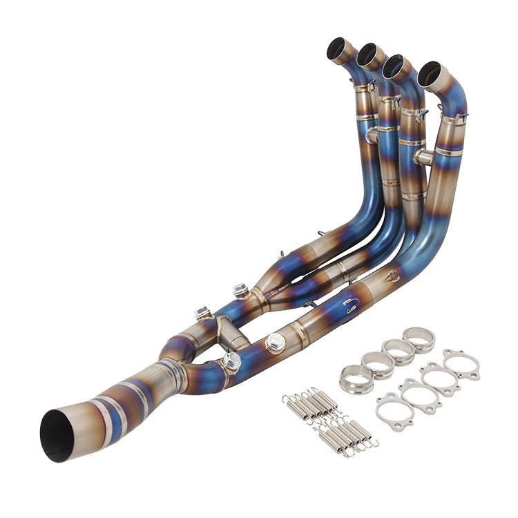 Torch Suitable For Motorcycle Sports Car S1000RR Titanium Alloy Front S1000R Modified Exhaust Pipe