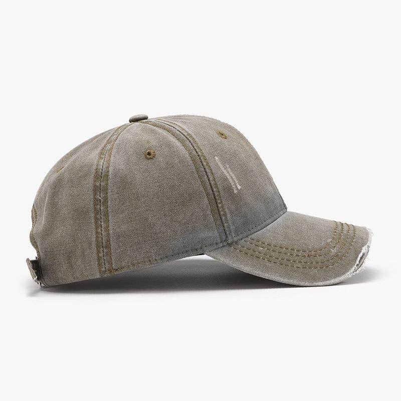 Distressed Washed Adjustable Baseball Cap for All Seasons