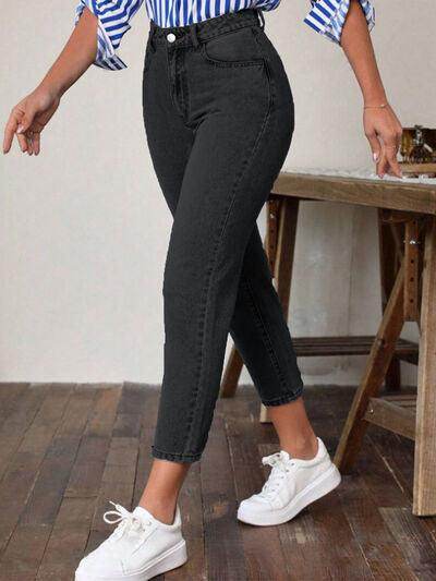 High Waist Jeans with Pockets for Women Stylish Fit