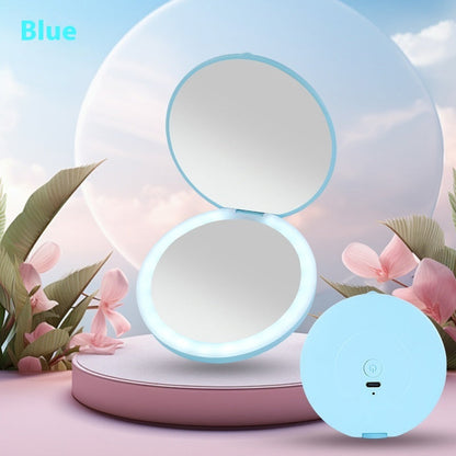 New Mini Portable LED Luminous Makeup Mirror