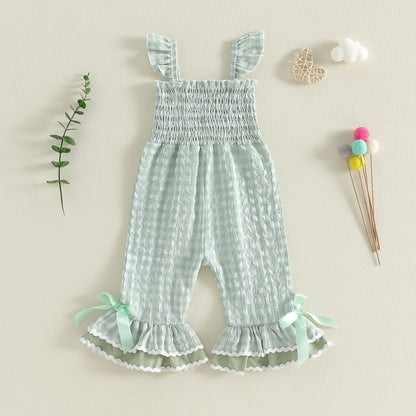 Sleeveless Strap Jumpsuit With Flared Pants