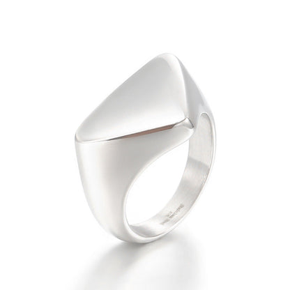 Fashion Triangle Stainless Steel Men&