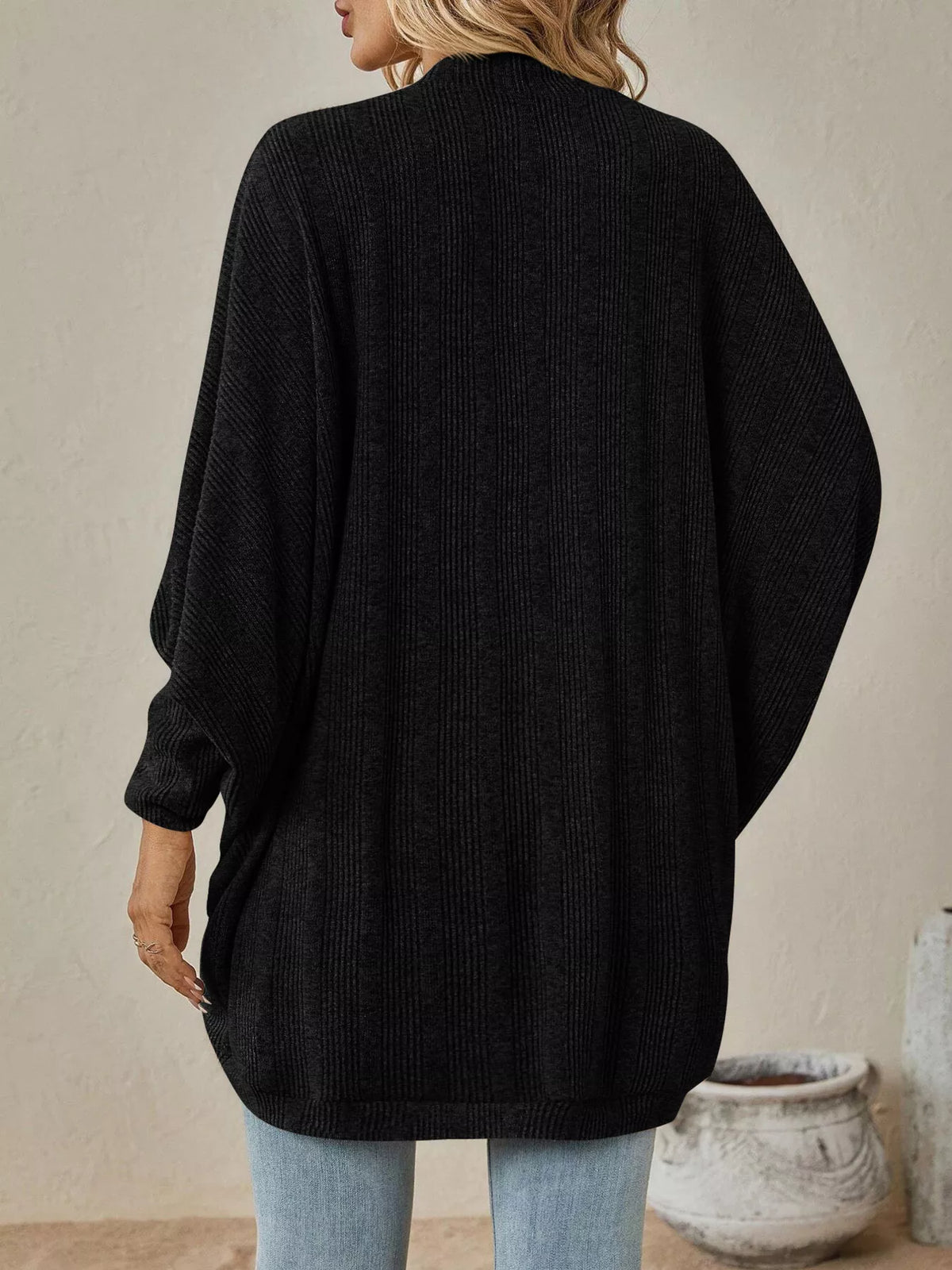 Open Front Cocoon Cardigan