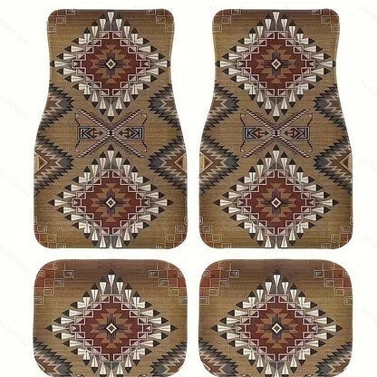 Vintage Bohemian Style Car Floor Mat Carpet
