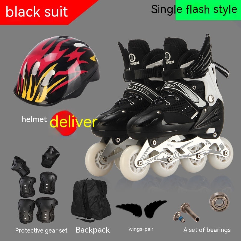 Pu Single Wheel Adjustable Children&