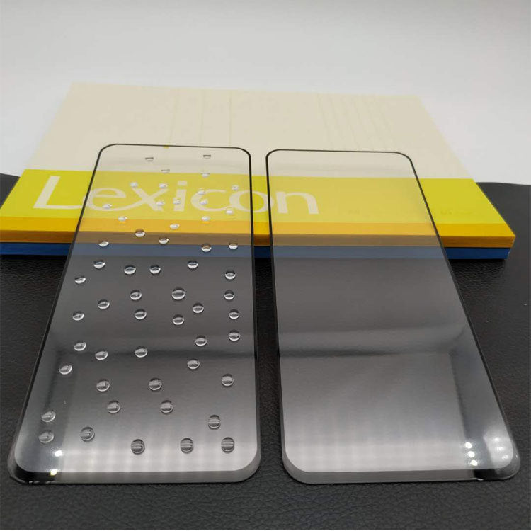 Tempered mobile phone film screen rubber printing
