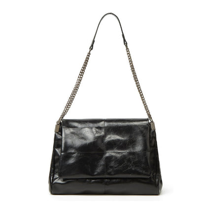 Crossbody shoulder quilted large capacity bag women, versatile commuter bag, chain crossbody bag, shoulder bag